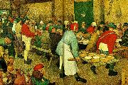 Pieter Bruegel flamlandskt bondbrollop, oil on canvas